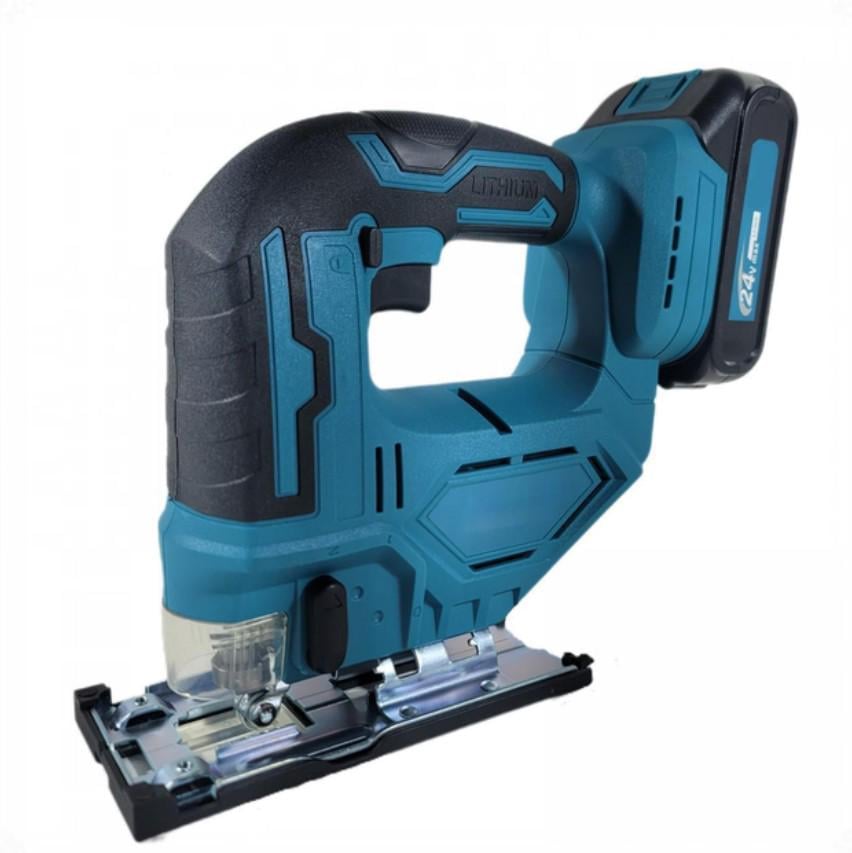 Электролобзик аккумуляторный с регулировкой скорости 24V 650W в чемодане с 2 аккумуляторами (110)