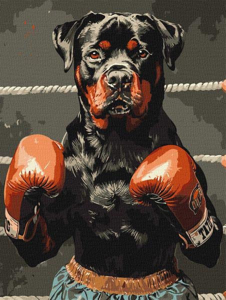 Картина по номерам Ideyka Ринговая сила 30х40 см (Id-KHO6647)