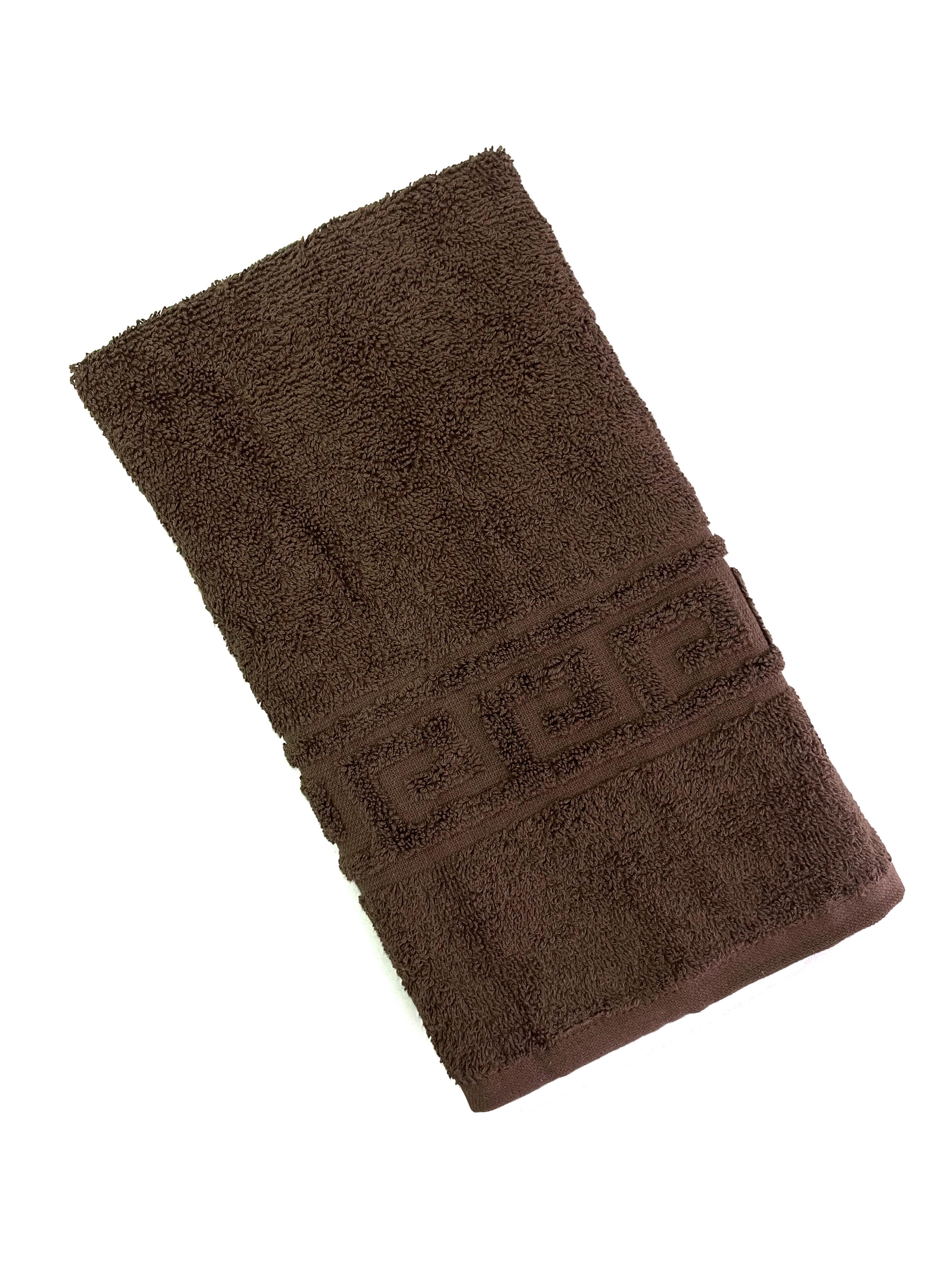 Полотенце махровое GREEK 33х60 100% хлопок Коричневый (8751151)