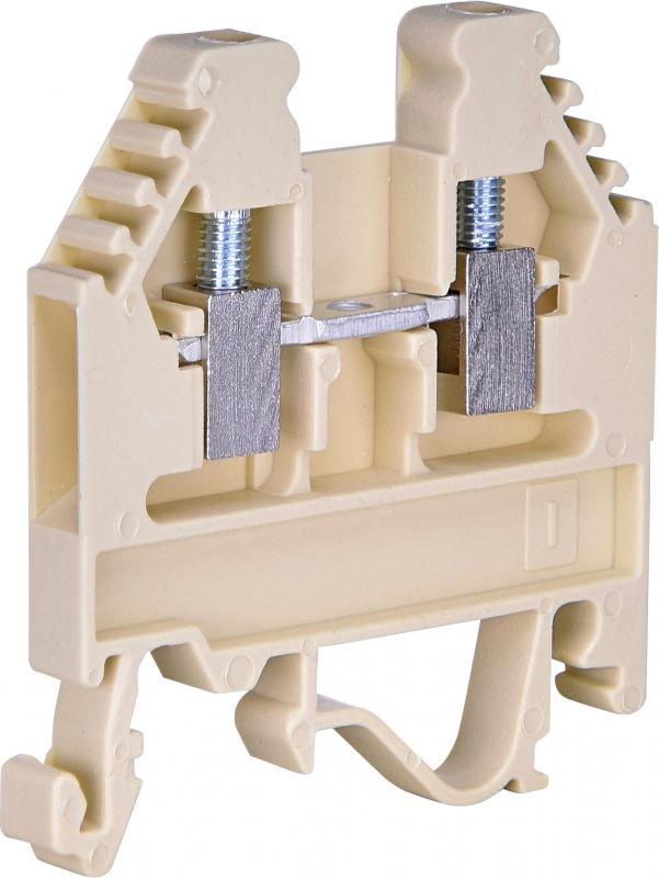 Клема гвинтова набірна ETI VS 2,5 PA 24А 2,5 мм2 42х5х44 мм Бежевий (3901000)
