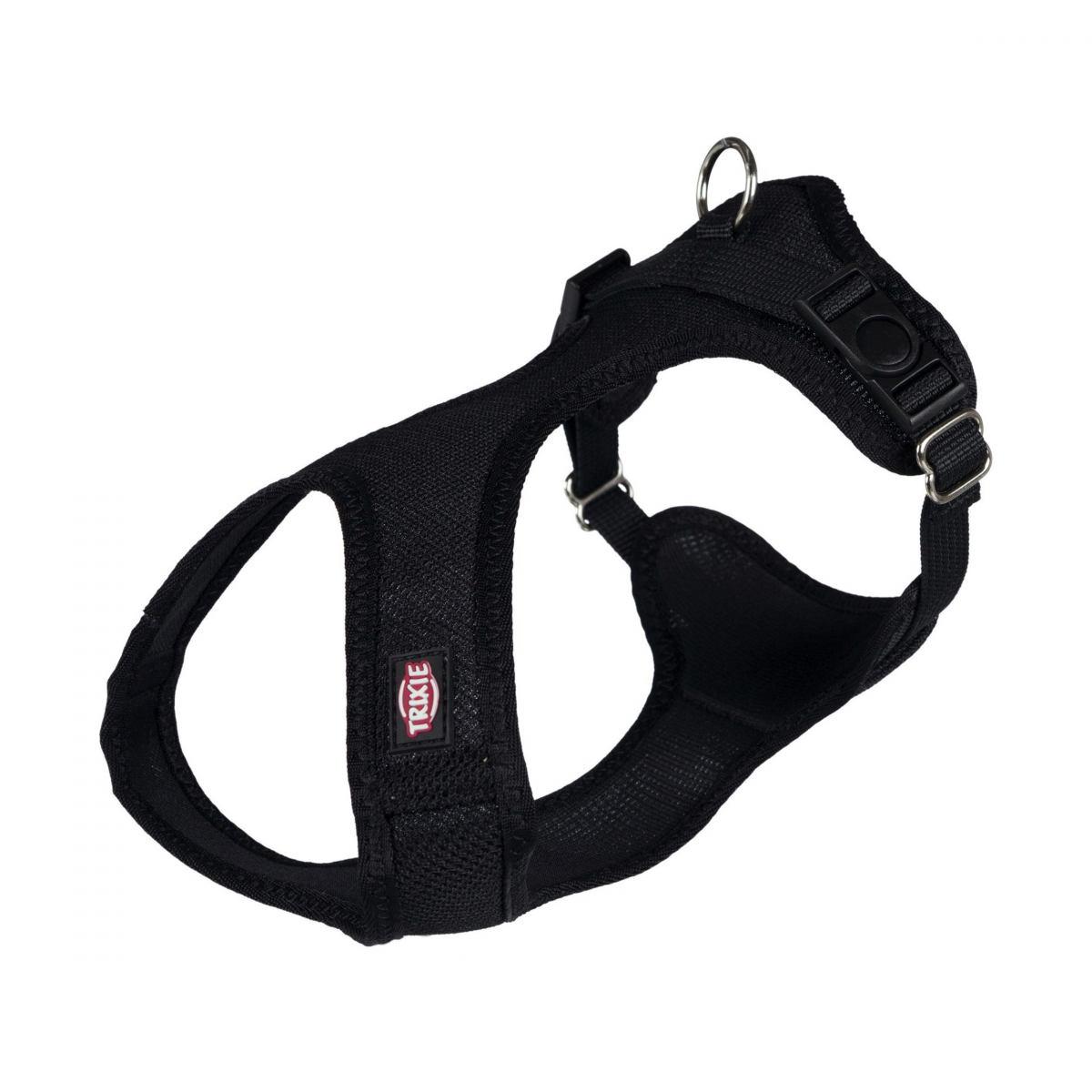Шлейка для собак Trixie Soft нейлоновая XXS-XS 25-35 см/15 мм Черный (16241)