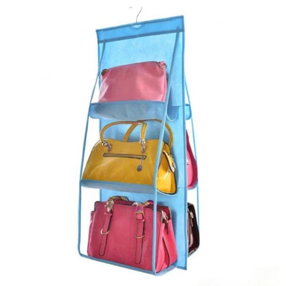 Подвесной органайзер для сумок Hanging Purse Organizer Голубой (fb1d2ba1)