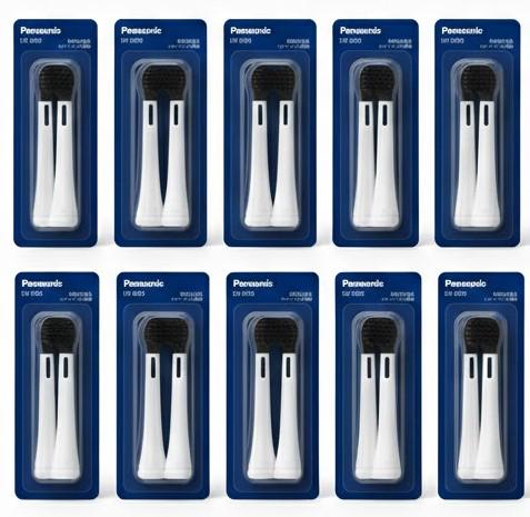 Насадки для электрической зубной щетки Panasonic WEW-0906-W830-AS4 10 блистеров