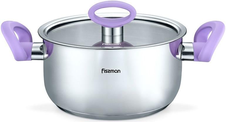 Кастрюля Fissman Veronica 6,1 л с бакелитовыми ручками (FN-SS-5447)