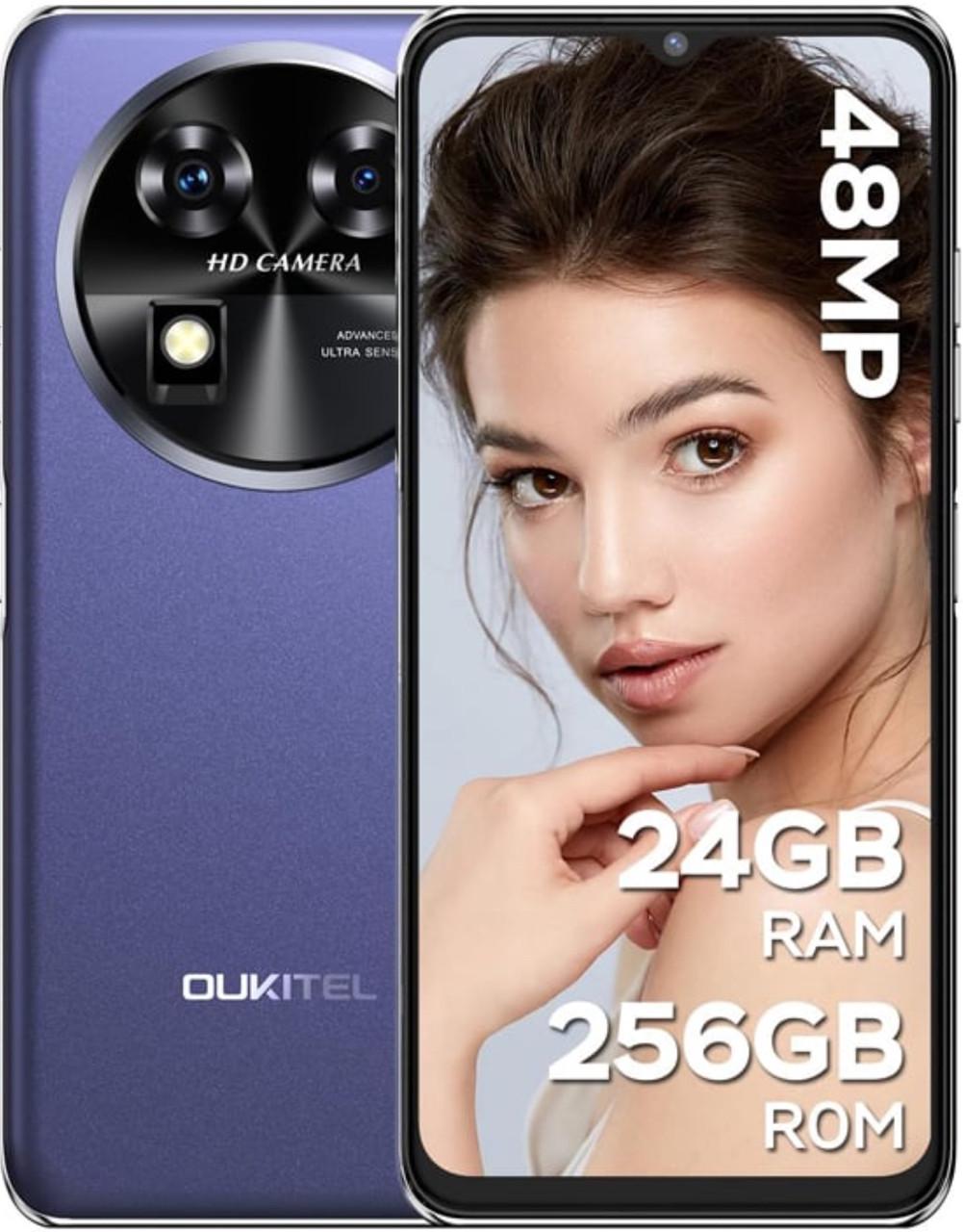 Смартфон Oukitel C37 6/256 Гб Global Version Purple - фото 3