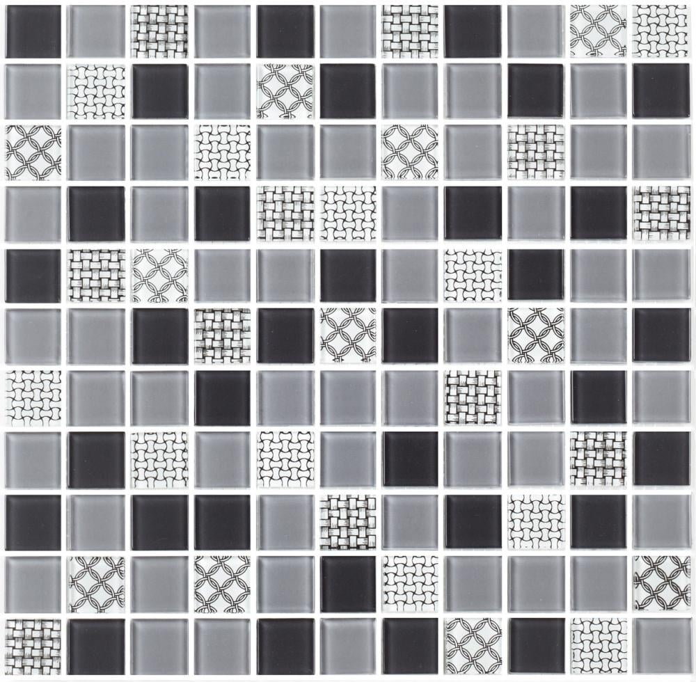 Керамическая мозаика Kotto Ceramica GM 4053 C3 300x300x4 мм/25x25 мм Gray m/Gray w/Structure