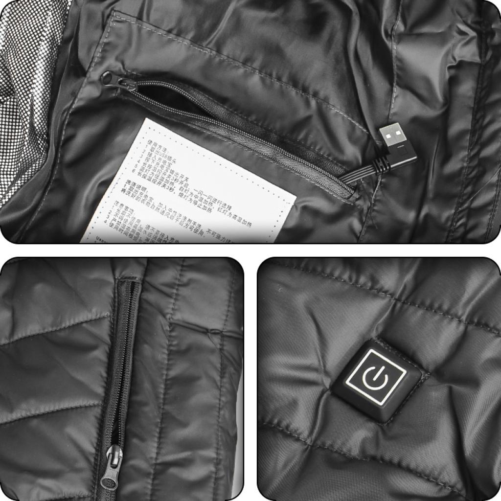 Жилетка с подогревом M01-4 S Black (1489799) - фото 5 Жилетка с подогревом M01-4 S Black (1489799) - фото 5