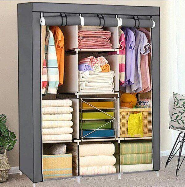 Шкаф тканевый Storage Wardrobe 88130 130х45х175 см - фото 3