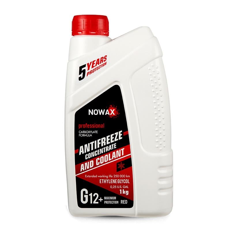 Антифриз NOWAX RED G12 концентрат (красный) 1кг