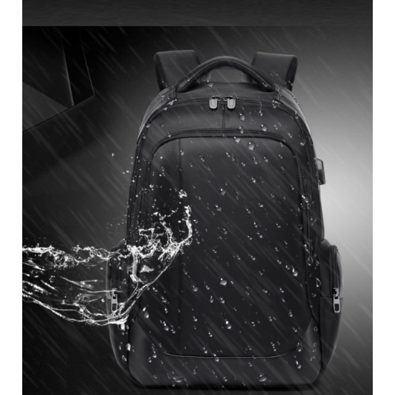 Рюкзак чоловічий міський 45х32х15 Чорний (547) - фото 6 Рюкзак чоловічий міський 45х32х15 Чорний (547) - фото 6