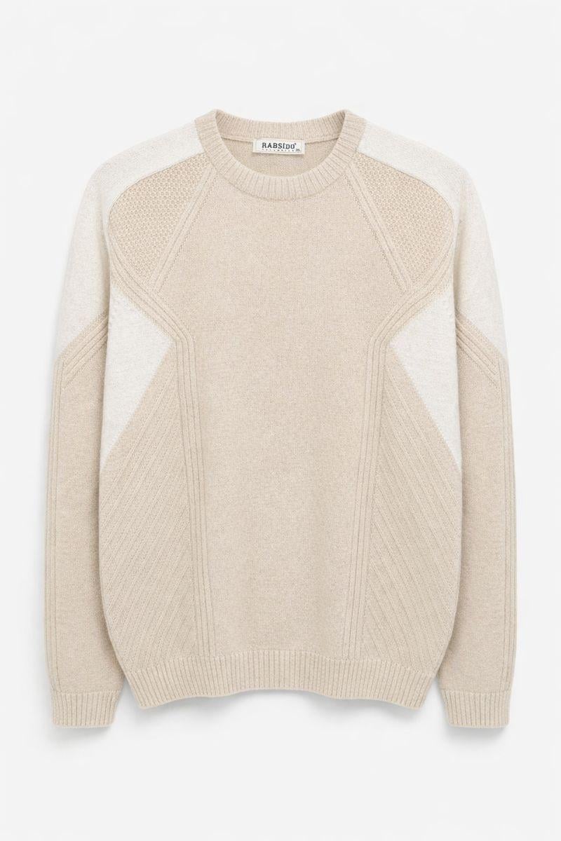 Светр зимовий чоловічий 3XL Бежевий (26127427)