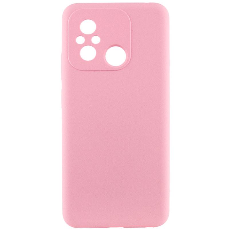 Противоударный Чехол Silicone Cover Lakshmi Full Camera (AAA) для Xiaomi Redmi 12C Розовый / Light pink