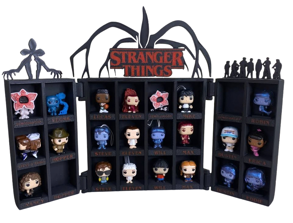 Полка-витрина для фигурок Stranger Things Kinder Joy Funko Pop для коллекции Странные дива 3D печать