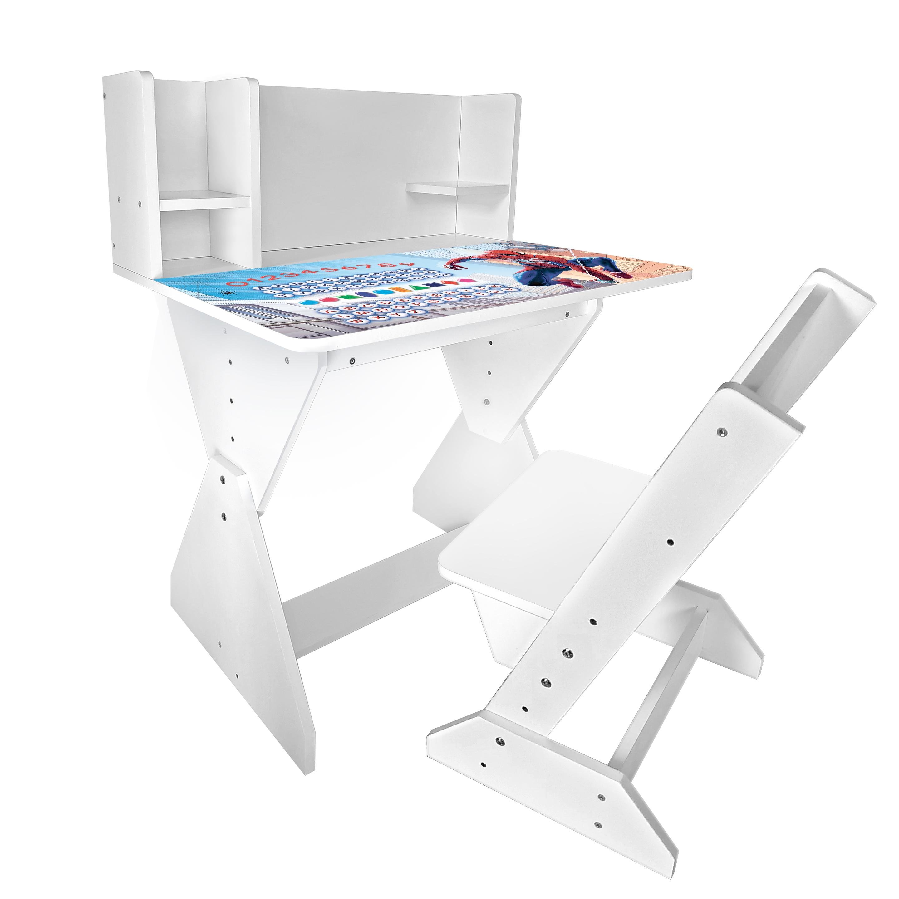 Парта зі стільчиком Людина Павук П03 для навчання з ноутбуком (251111)