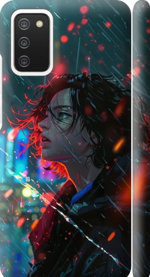 Чехол на Samsung Galaxy A02s A025F Ночные огни (6096m-2203-42517)