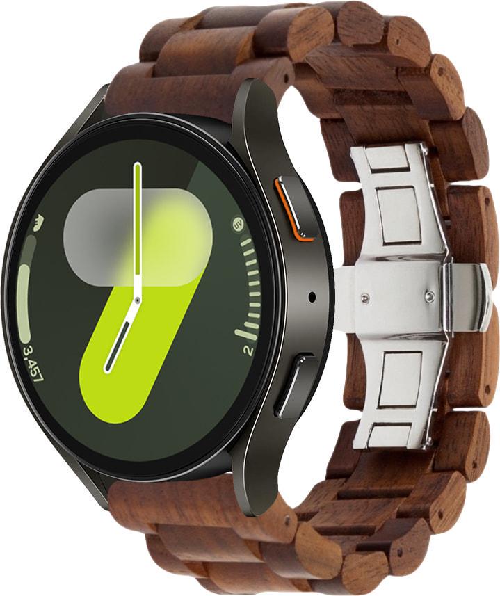 Ремешок деревянный WoodLock для Galaxy Watch 7 Brown (37460-30)