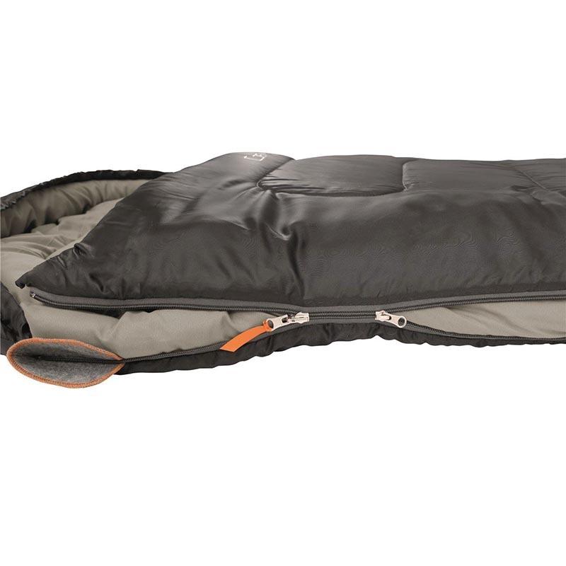 Спальний мішок Easy Camp Cosmos 12/8°C 190 см Left Zip Black (240148) - фото 3