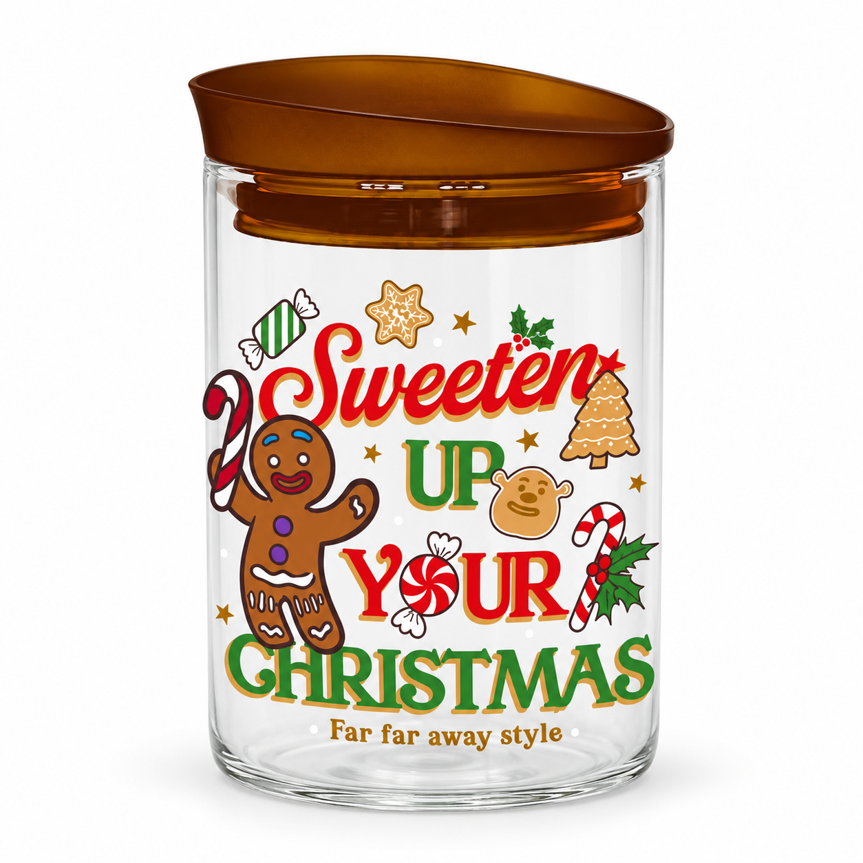 Банка GalleryGlass Shrek.Sweeten up для хранения стеклянная 500 мл (85006730)