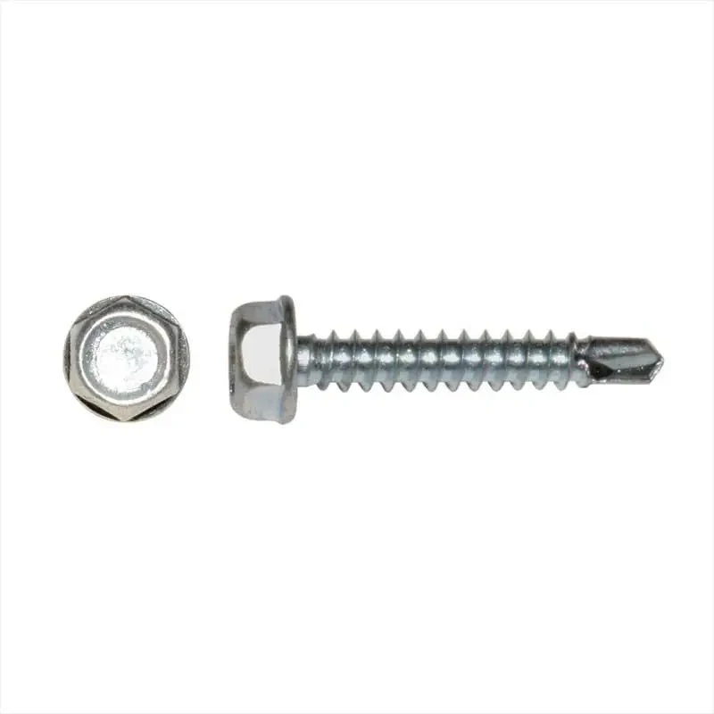 Саморез с шестигранной головкой со сверлом по металлу 4.8x19 мм 500 шт. (23812505) Саморез с шестигранной головкой со сверлом по металлу 4.8x19 мм 500 шт. (23812505)