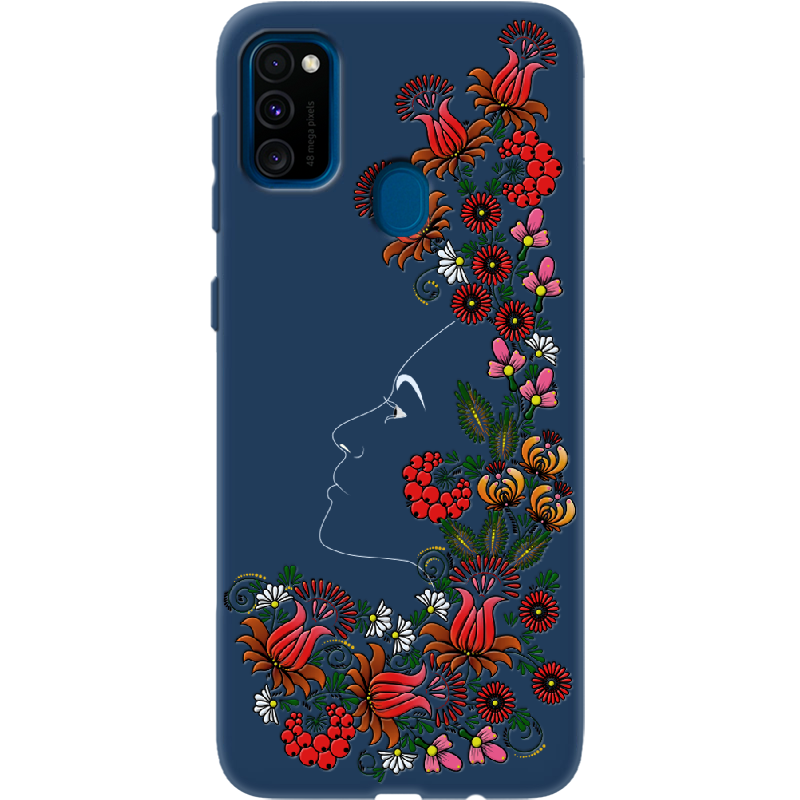Чохол Boxface Samsung M307 Galaxy M30s 3D Ukrainian Muse Синій силікон (38209-bk64-41816)
