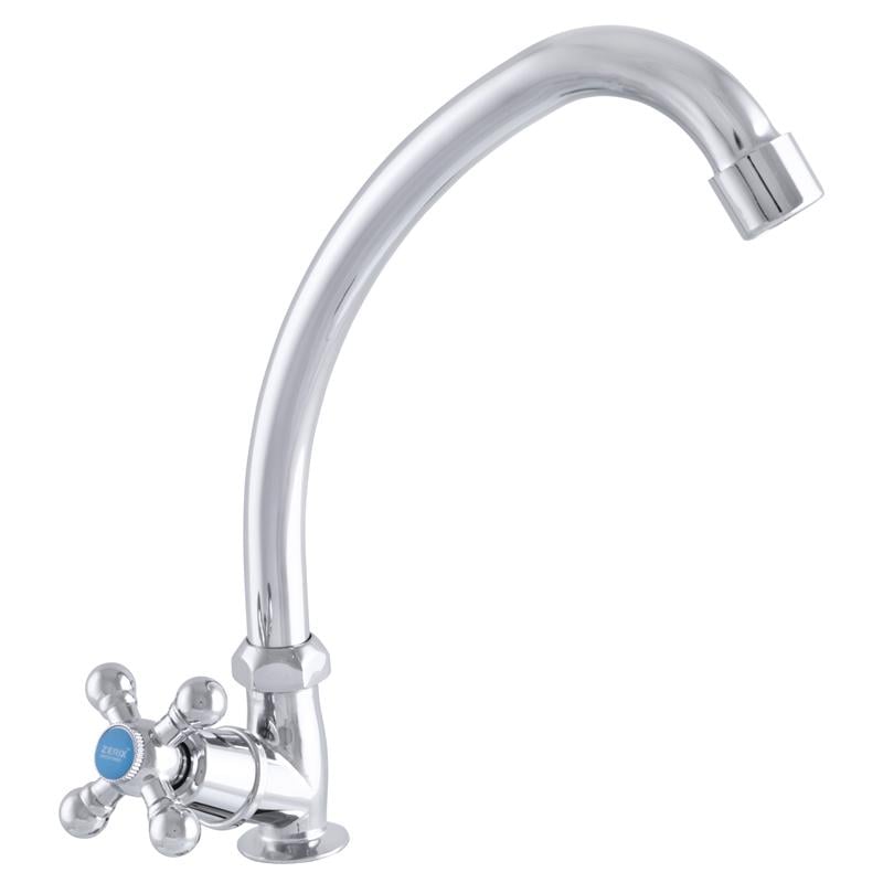 Кран для умивальника Zerix TZF 605 ZX0093 на одну воду Хром (128074)