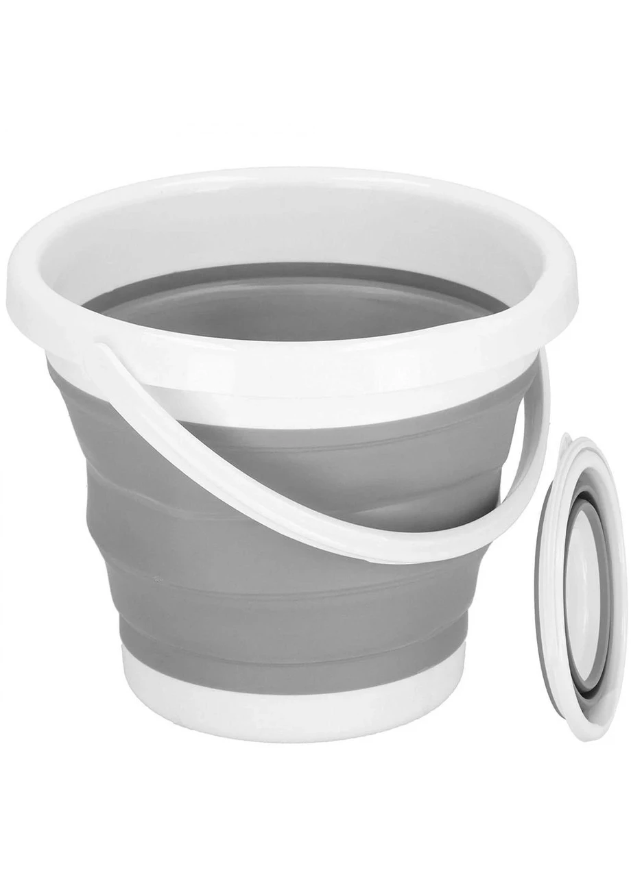 Ведро складное Silicon bucket силиконовое туристическое 10 л (7106)