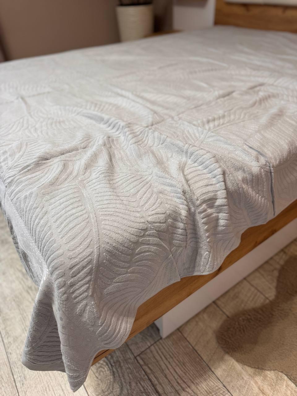 Покривало махрове полуторний 150х200 Сірий (Д-al-mahra-2025-001-05) - фото 4 Покривало махрове полуторний 150х200 Сірий (Д-al-mahra-2025-001-05) - фото 4