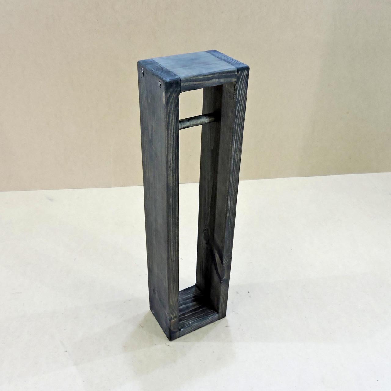 Держатель для туалетной бумаги из дерева Аурум Морион (ДТБ-000211)