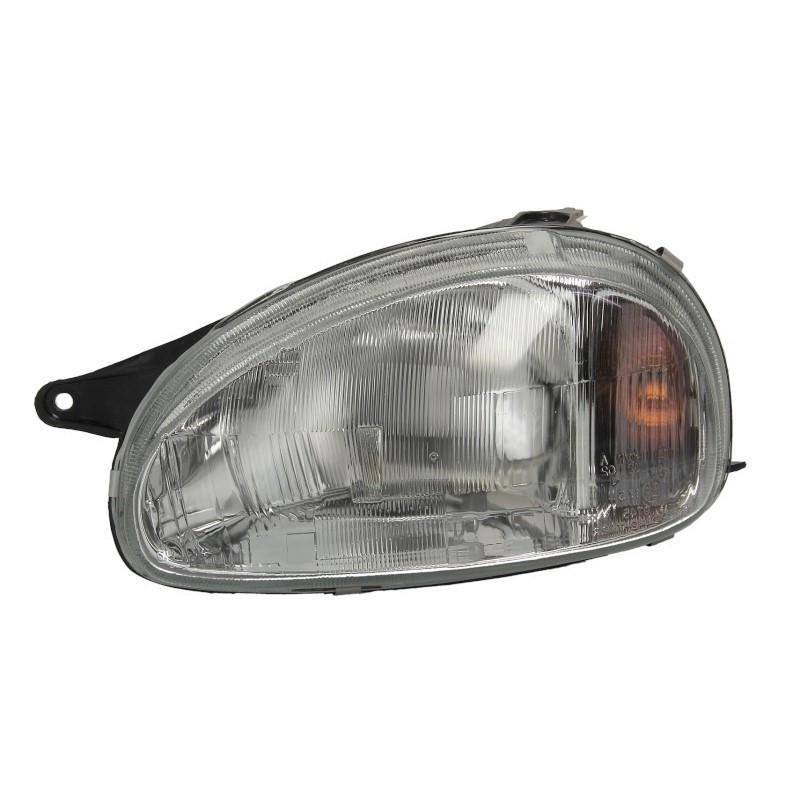 Фара передняя левая Opel Corsa B/Combo 1994-2001 H4 с поворотником (442-1102L-LD-EM)