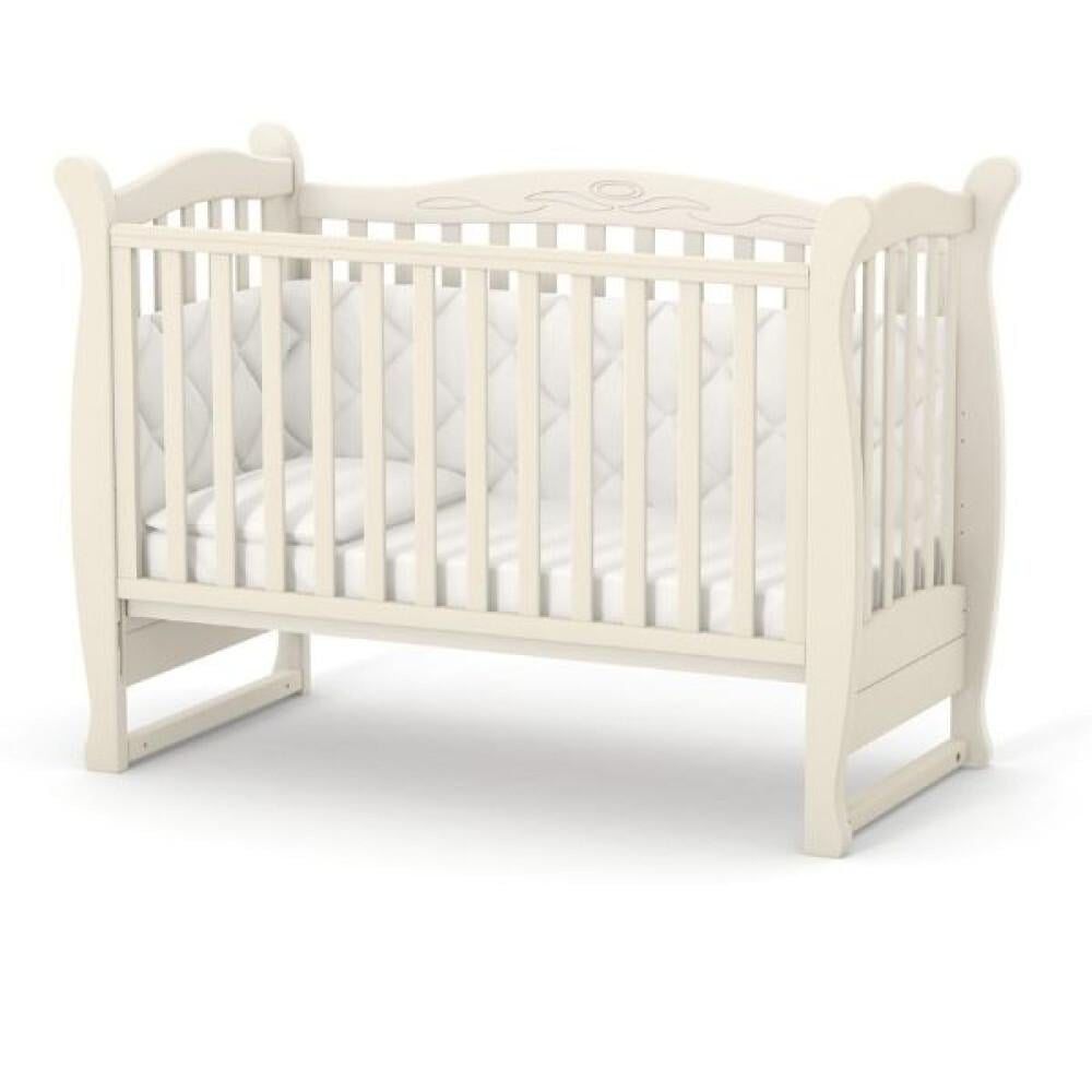 Детская кроватка Veres ЛД 15 120x60 см Слоновая кость
