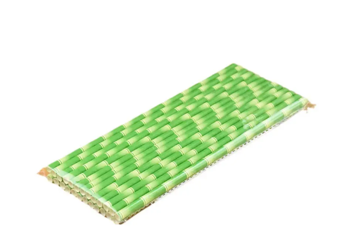 Трубочки коктейльные с принтом бамбука 25 шт. 20 см Зеленый (2108/1) - фото 4 Трубочки коктейльные с принтом бамбука 25 шт. 20 см Зеленый (2108/1) - фото 4