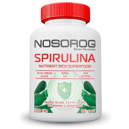 Натуральна добавка Nosorog Spirulina 180 таб. (9287)