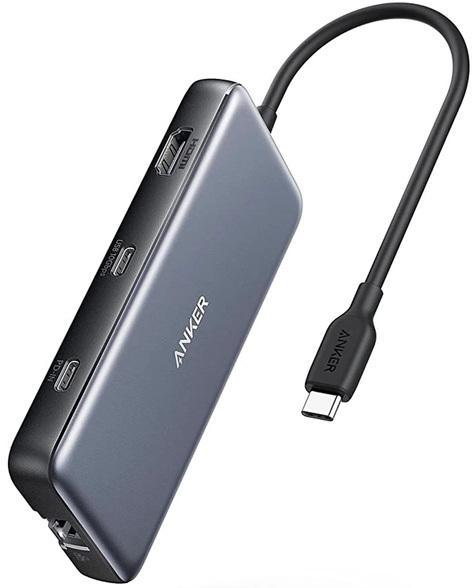 Концентратор Anker 555 PowerExpand 8в1 Gray (8675527)