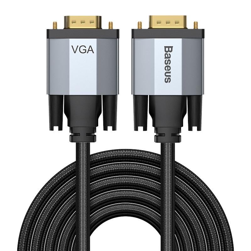 Кабель BASEUS VGA Enjoyment Series VGA Male Adapter Cable 3 м Grey