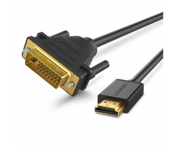 Кабель видео HDMI UGREEN HD106 HDMI to DVI Cable 1 м Black