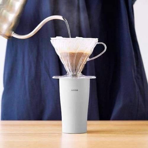 Термочашка Hario Bottle Stick з нержавіючої сталі 300 мл Сірий (STF-300-GR) - фото 2 Термочашка Hario Bottle Stick з нержавіючої сталі 300 мл Сірий (STF-300-GR) - фото 2