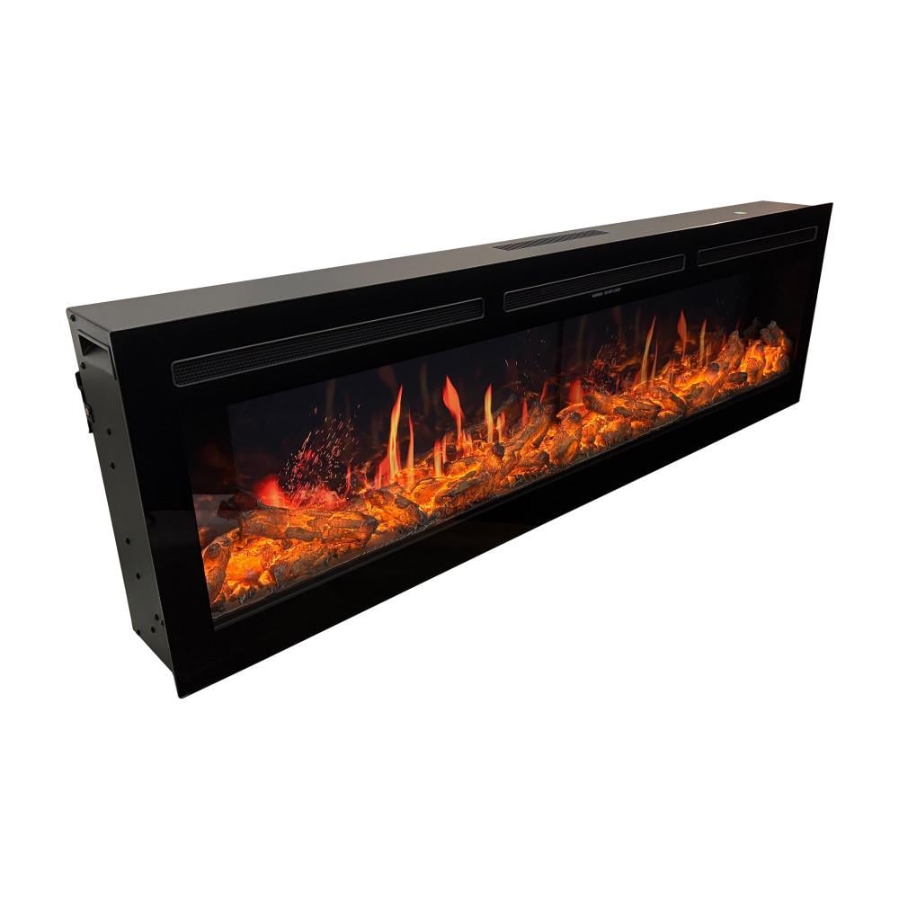 Електрокамін з обігрівом Royal 5D з ефектом полумʼя/звуком/дровами та ефектом тління (V-Art 60 L)