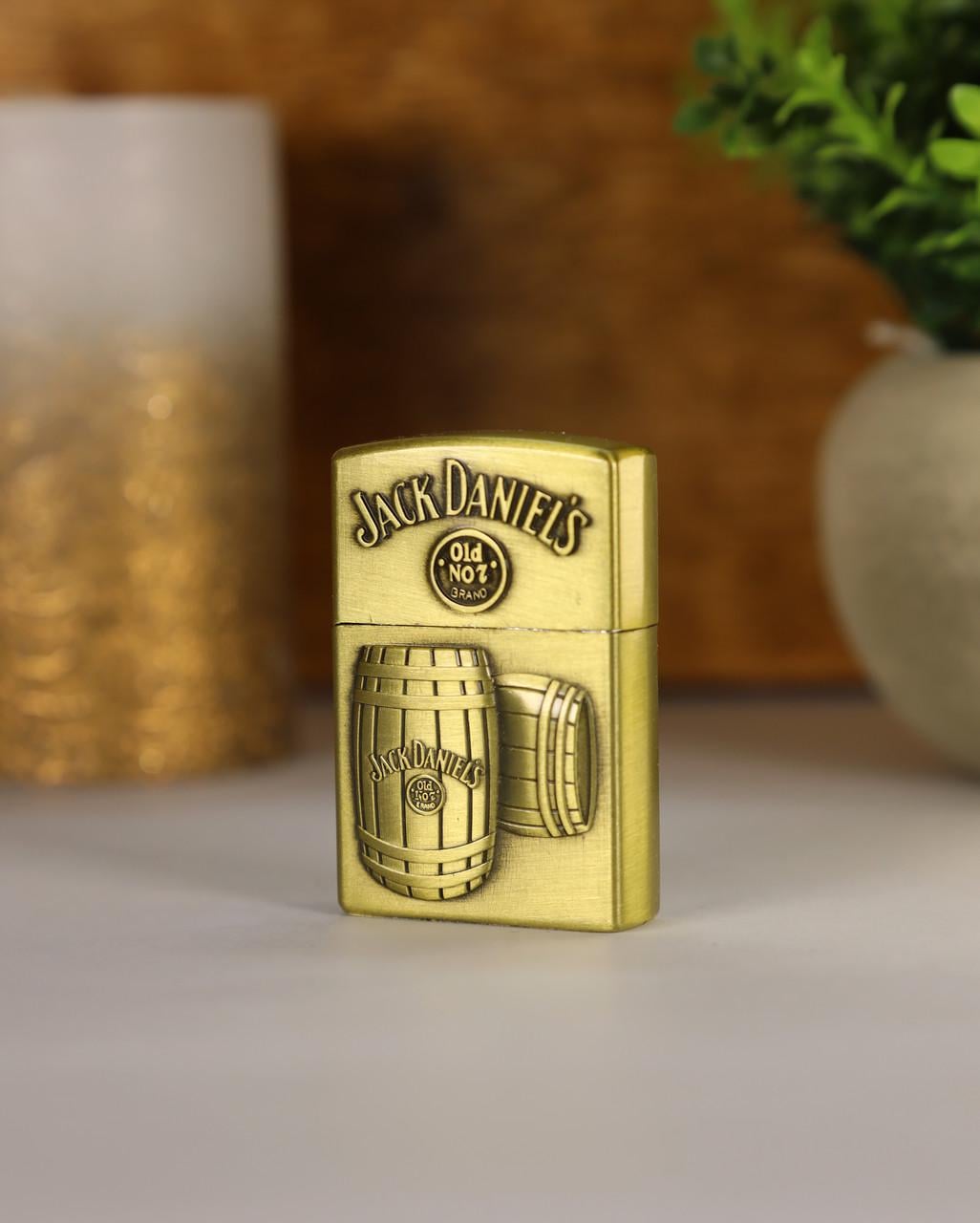 Зажигалка газовая ''Jack Daniels'' №10-31 Золотой (2907869235)
