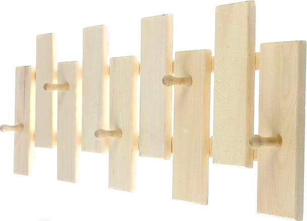 Вішалка банна з дерева Черемха Бланже (ВБА-001501)