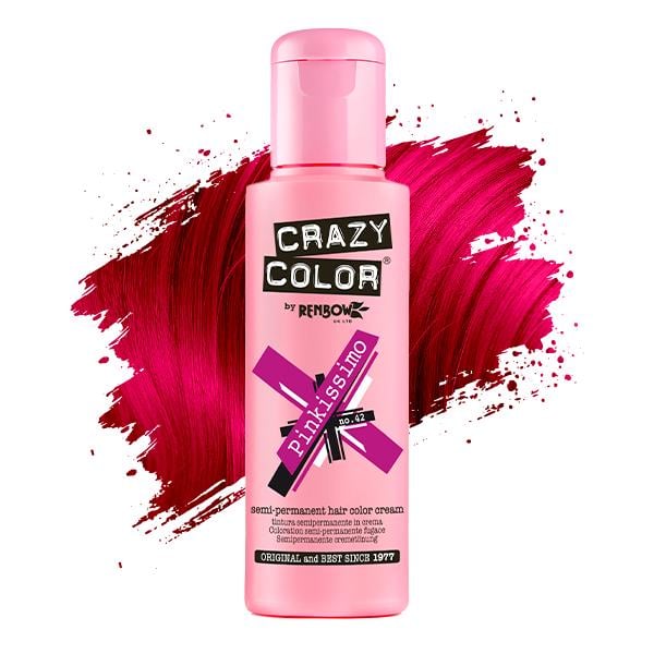 Тент-краска для волос CRAZY COLOR №42 Пинкиссимо яркий насыщенный оттенок 100 мл (29310) Тент-краска для волос CRAZY COLOR №42 Пинкиссимо яркий насыщенный оттенок 100 мл (29310)