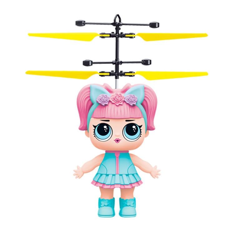 Интерактивная игрушка UFT Летающая девочка с сенсорным контролем для детей 20 Blue (21546006)