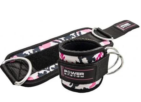 Манжеты на лодыжку Power System Ankle Strap Camo PS-3470 Pink/Black