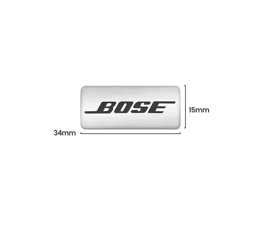 Эмблема S&D Bose алюминиевая на двусторонней клейкой ленте - фото 4