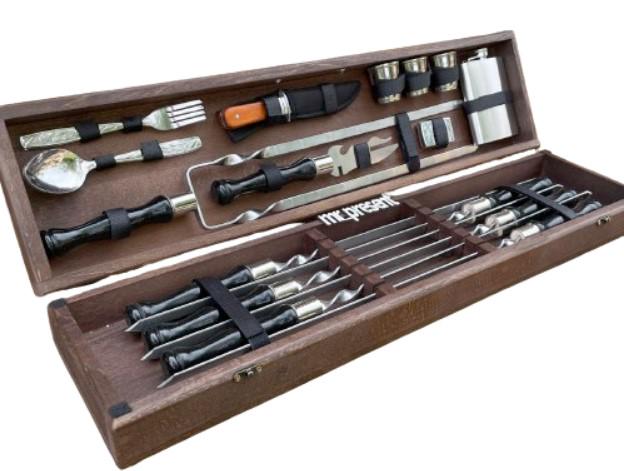 Набір шампурів Piknik-Profi №14 у кейсі (19217395)