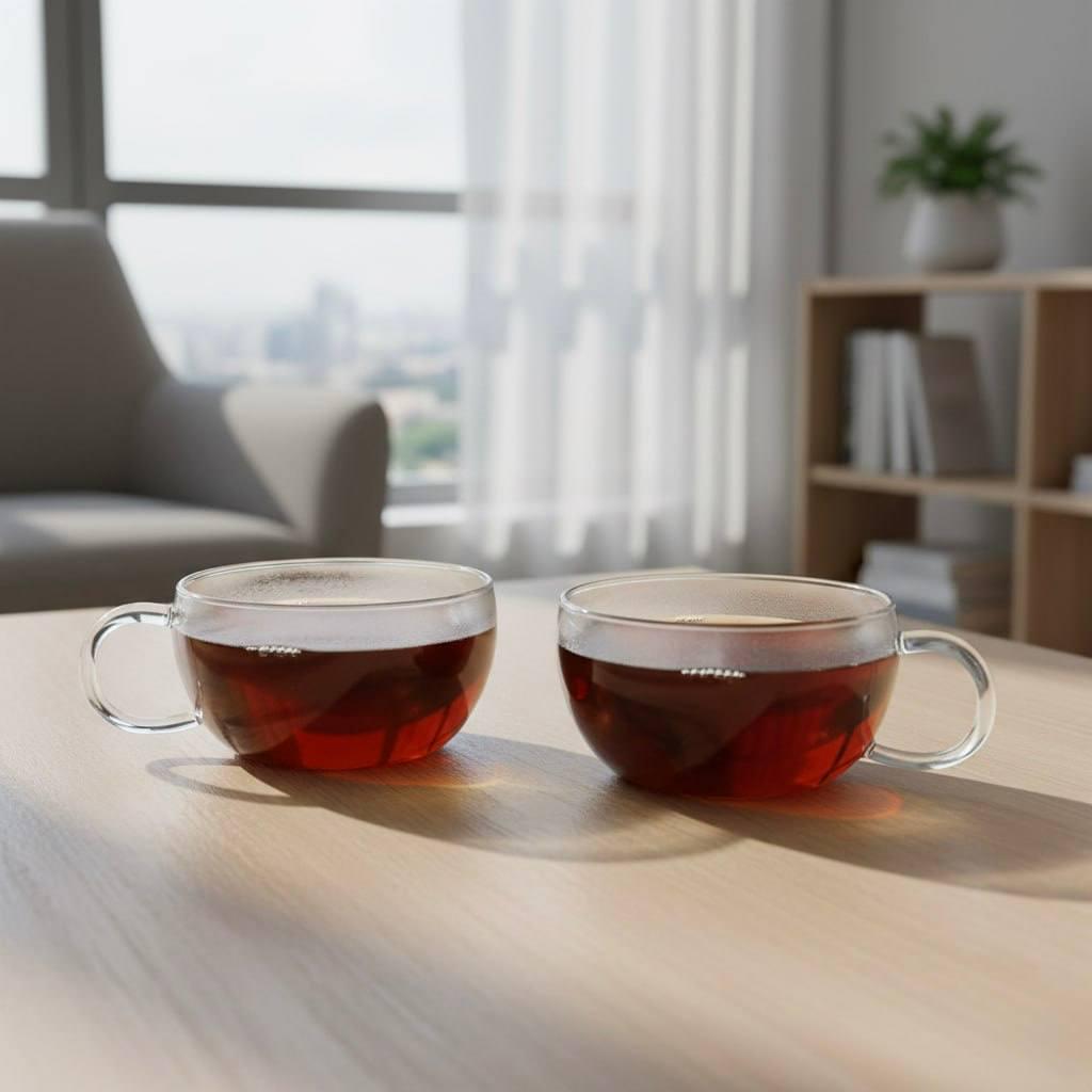 Комплект чайных чашек Nude 2 шт. 200 мл - фото 2 Комплект чайных чашек Nude 2 шт. 200 мл - фото 2