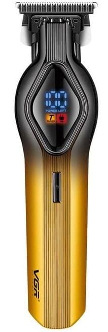 Машинка для стрижки VGR аккумуляторная 4 насадки Золотой (V-921-111)