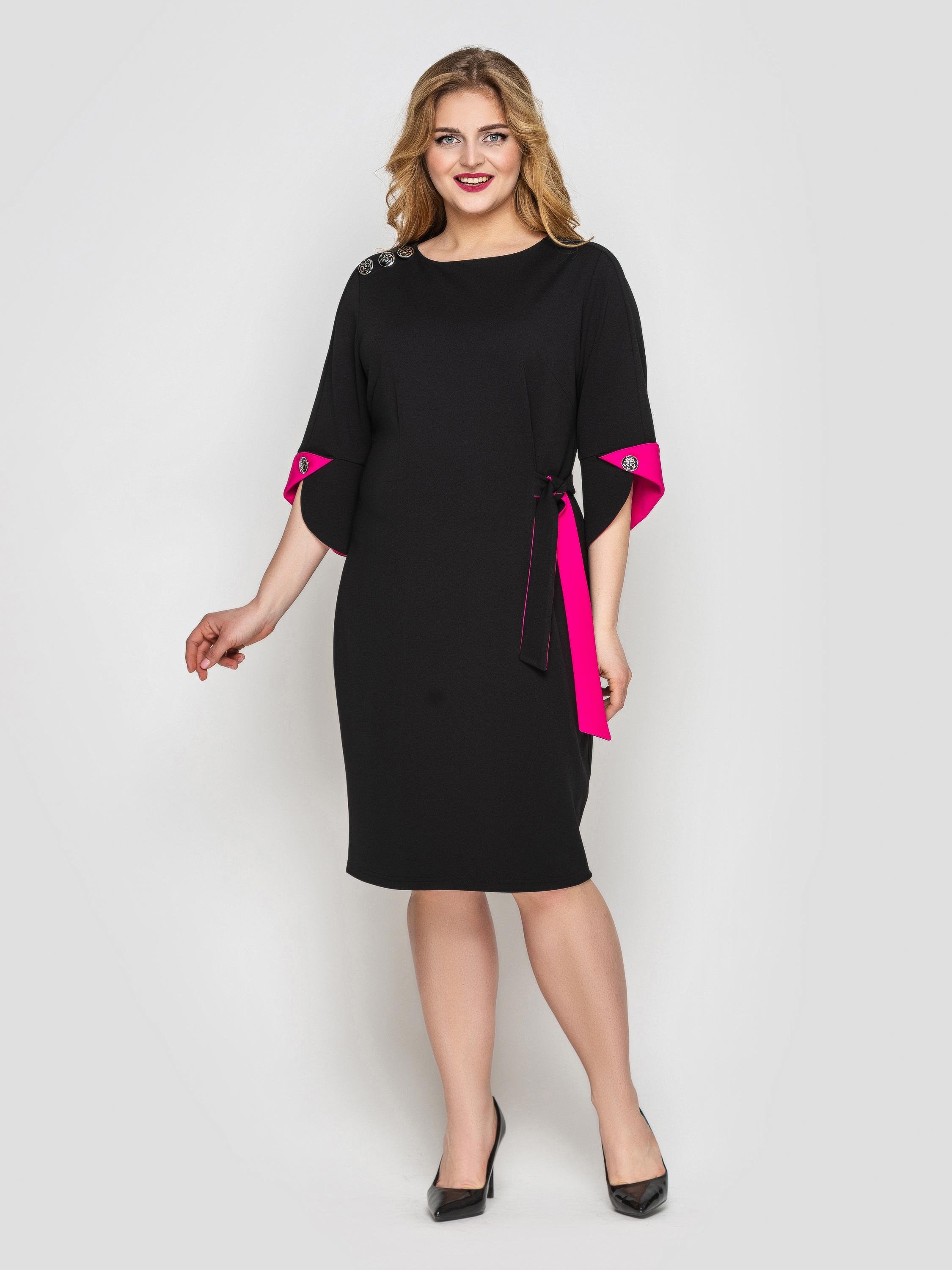 Платье VLAVI Джулия р. 54 Черный (121804-54) - фото 4 Платье VLAVI Джулия р. 54 Черный (121804-54) - фото 4