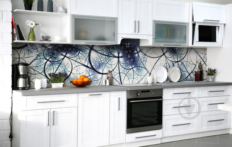 Скинали на кухню Zatarga «Фантазии ночного неба» 600х2500 мм виниловая 3Д наклейка кухонный фартук Скинали на кухню Zatarga «Фантазии ночного неба» 600х2500 мм виниловая 3Д наклейка кухонный фартук