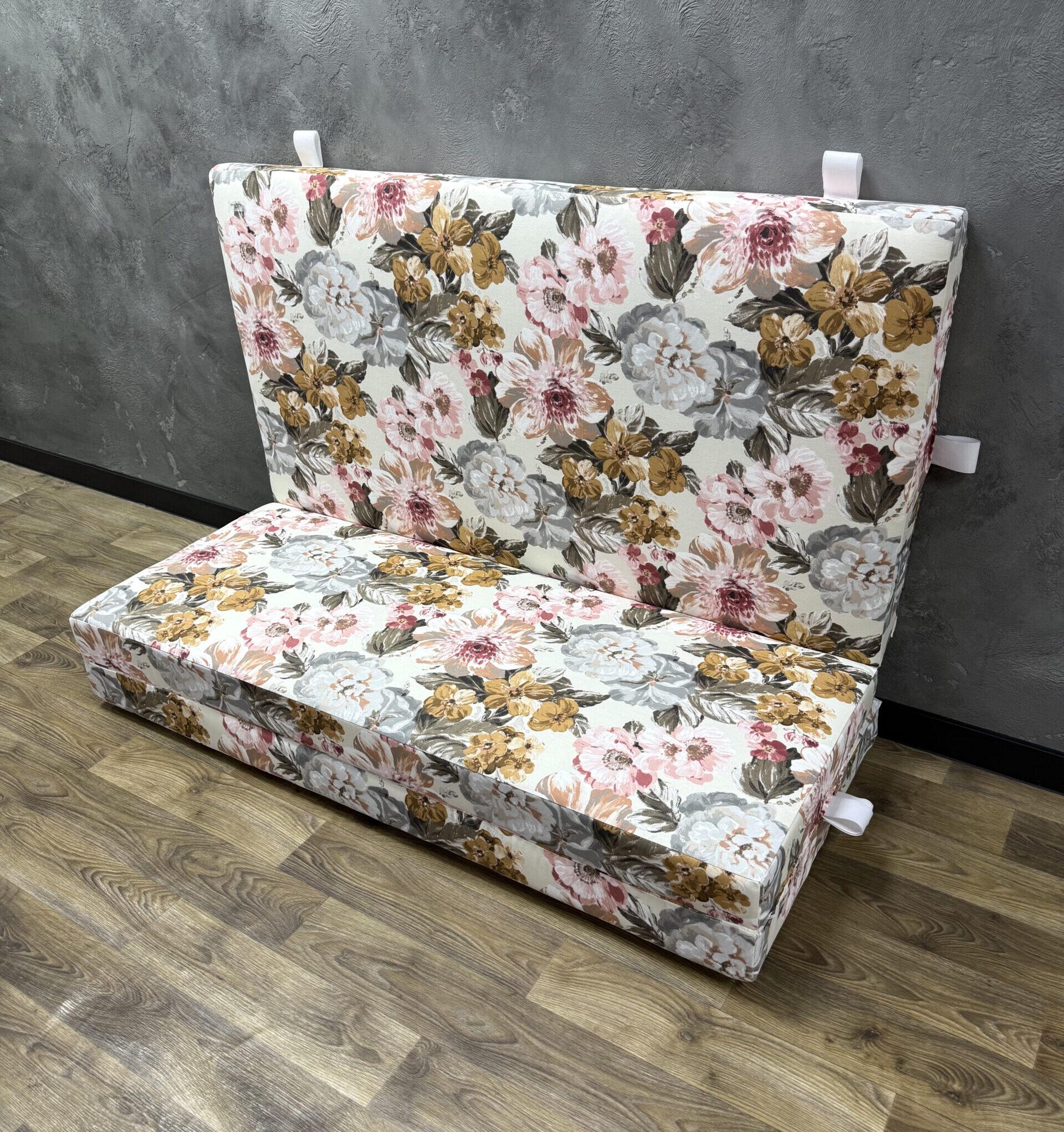 Матрас-трансформер Comfort HOME maxi Bouquet Панама раскладной 200х160х13 см