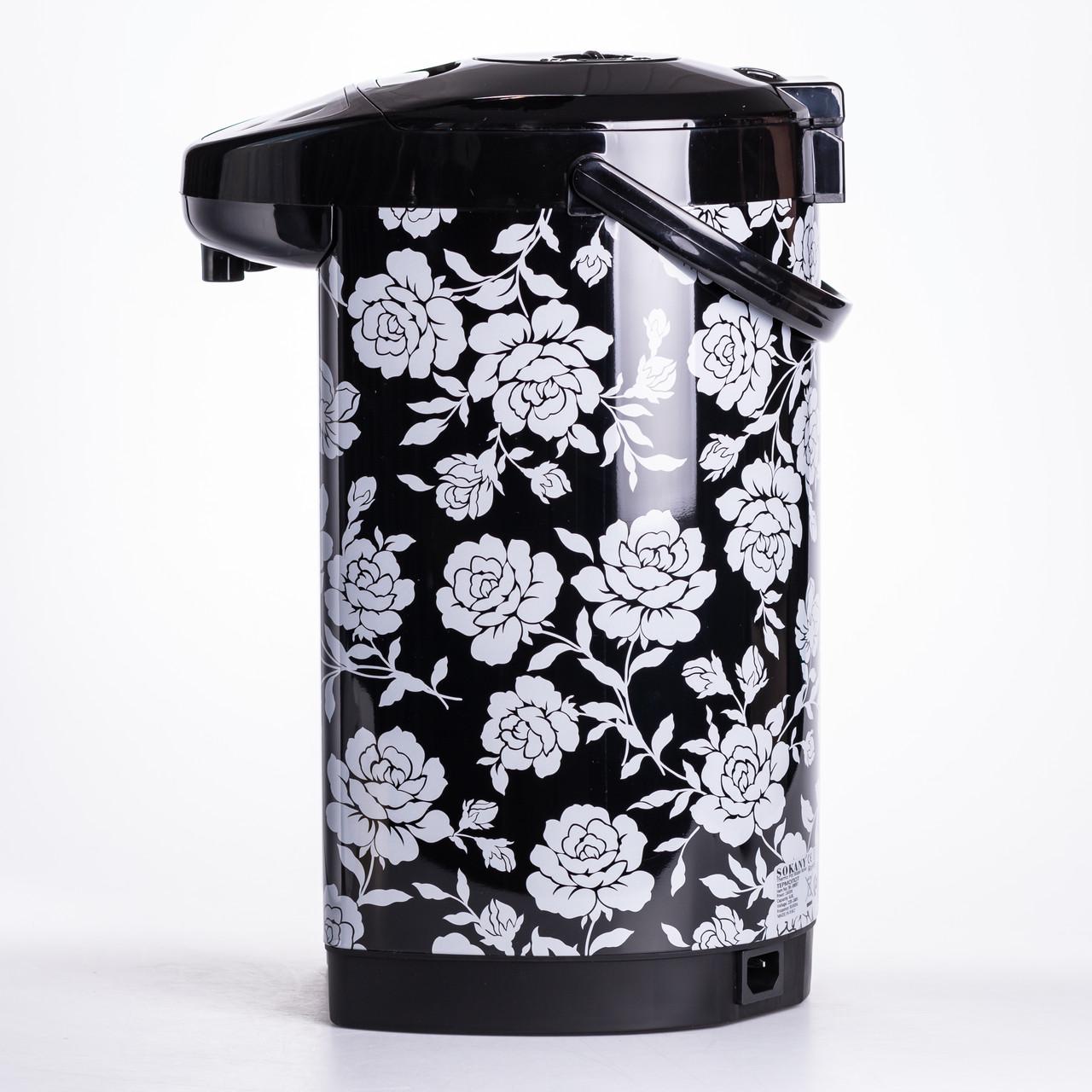 Термопот Sokany SK-09057 с функцией поддержки температуры 1600 Вт 6,8 л (7352) - фото 5